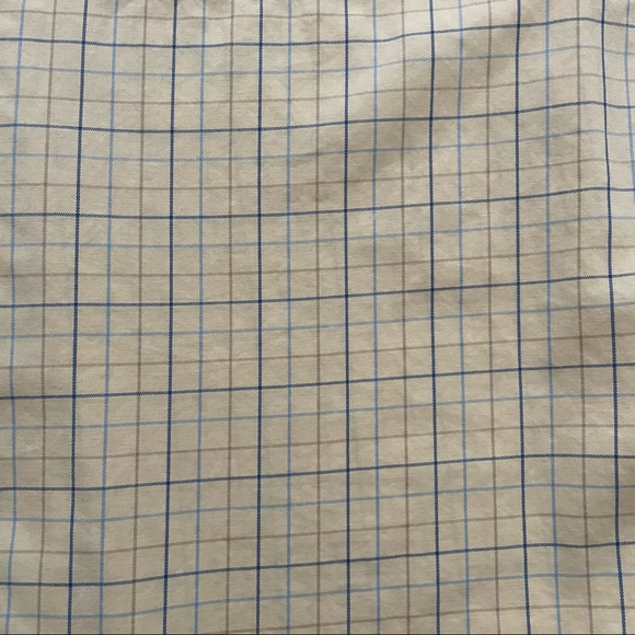 LL Bean Men’s Long Sleeve Shirt Button Up Plaid Yellow XL Gently Worn - Picture 4 of 6